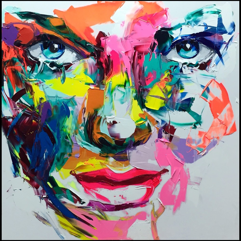 Francoise Nielly Portrait Palette Painting Expression Face018